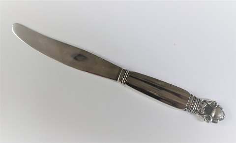 Georg Jensen. Silver cutlery. Akorn. 6 Fruit knives completely in silver. Length 
16 cm. Sold only together.