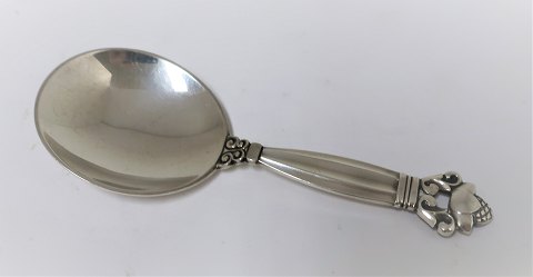 Georg Jensen. Silver cutlery. Akorn. Sugar spoon. Length 10 cm.