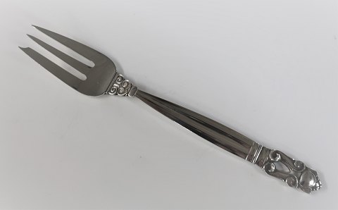 Georg Jensen. Sterling (925). Akorn. Cake fork. Length 14.3 cm