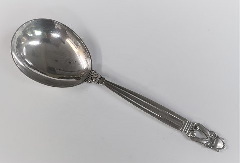 Georg Jensen. Silver (925). Akorn. Serving spoon. Length 20 cm.