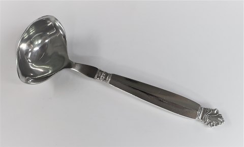 Georg Jensen. Silver cutlery. Sterling (925). Acanthus. Sauce spoon with steel. Length 19 cm.