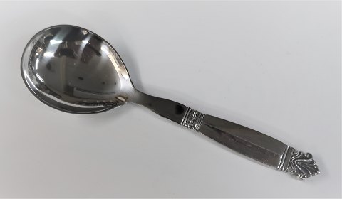 Georg Jensen. Silver (925). Acanthus. Serving spoon with steel. Length 20 cm.