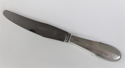 Georg Jensen. Silver cutlery. Sterling (925). Beaded. Lunch knife. Length 20 cm.
