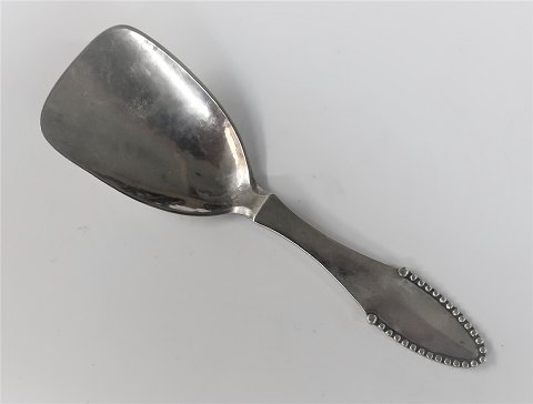 Georg Jensen. Beaded. Spice spoon. Sterling (925). Length 12 cm