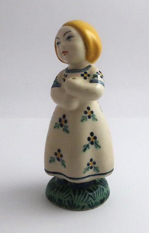 Aluminum figure. Little Sister (1941). Height 13 cm