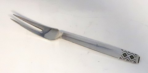 Georg Jensen. Silver cutlery (925). Mayan. Cold cuts fork. Length 15 cm.