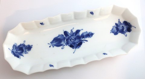 Royal Copenhagen. Blue flower. Elongated dish. Model 8609. Length 36 cm. (2 
quality)