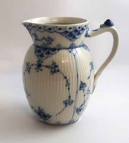 Royal Copenhagen. Blue Fluted Half Lace. Milk Jug. Model 561. Height 13.5 cm. 
(2. quality).