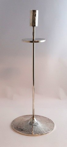 John Rörvig. Large sterling candlestick (925). Height 35 cm.