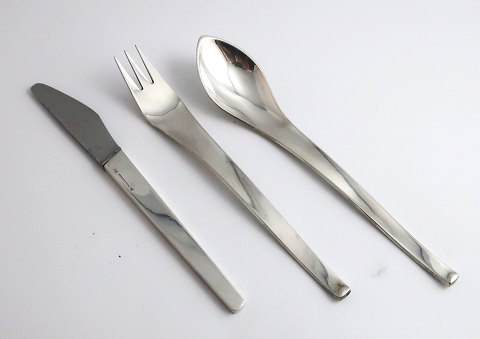 Hans Hansen. Silver cutlery (925). Line. Children