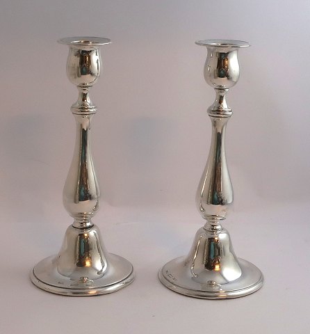 Svend Toxvärd. Silver candlesticks (925). A pair. Height 20 cm.