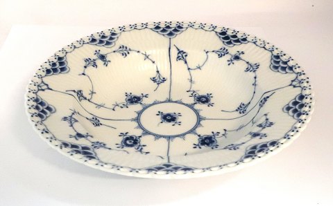 Royal Copenhagen. Blue Fluted Full Lace. Deep plate. Model 1079. Diameter 23 cm. (1 quality).