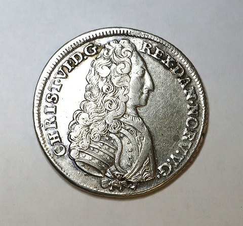 Denmark. Christian Vl. 24 skilling 1732.