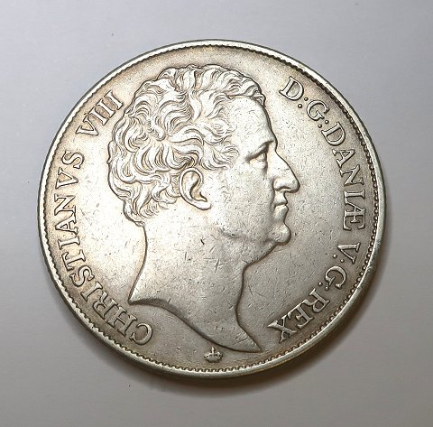 Denmark. Christian VII. Silver. 1 speciedaler 1848 VS. Diameter 38 mm