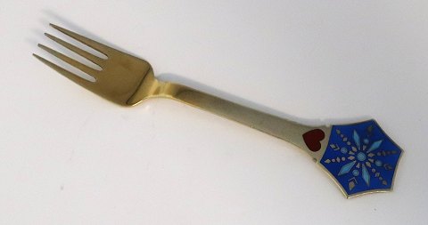 MichelsenChristmas fork1976Sterling (925)