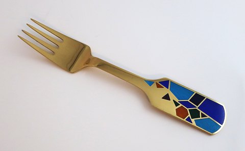 MichelsenChristmas fork1990Sterling (925)