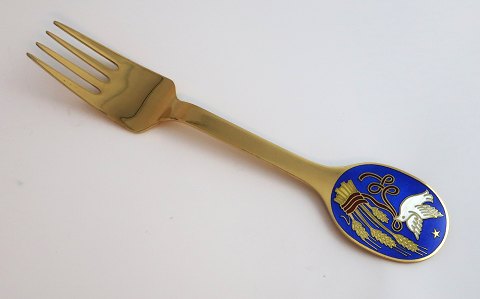 MichelsenChristmas fork1985Sterling (925)
