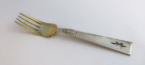 MichelsenChristmas fork1940Sterling (925)