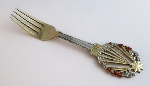 MichelsenChristmas fork1922Sterling (925)