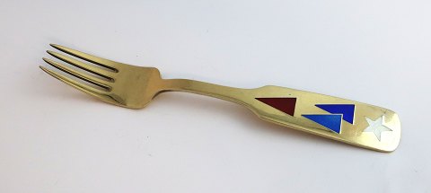 MichelsenChristmas fork1954Sterling (925)