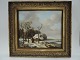 Hendrik van de sande Bakhuyzen (1795-1860) Netherlands winter scene