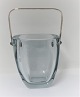Ice bucket with silver handle made by Dragsted. Sterling (925). Height 15.5 cm