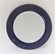 Royal Copenhagen. Porcelain cover plate with light blue edge. Diameter 31.5 cm. 
There are 6 pieces. Sold only together. (2. quality)