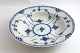 Royal Copenhagen. Blue Fluted, half lace. Deep plate. Model 566. Diameter 21 cm. 
(1 quality)