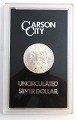 USA. Morgan sølv $1 dollar 1882 CC. Carson City. I æske.