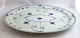 Royal Copenhagen. Blue fluted, full lace. Oval serving plate. Model 1151. Length 
47 cm. Width 36 cm. (1 quality)