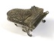 Small miniature grand piano in filigree silver (800). Length 6.6 cm. Height 3.3 
cm