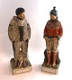 Royal Copenhagen. Porcelain figure of Greenlandic woman & man. Model 12224 & 
12225. Height 32 cm. (1 quality)