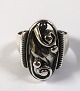 B. Hornung Guldbrandsen (B.H.G). Silver ring (830). Ring size 55.