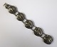 Eivind Knud Petersen, Copenhagen (E.K.P). Sterling silver bracelet (925) with 
seahorses. Length 18 cm