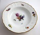 Royal Copenhagen. Saxon flower. Deep plate. Soup Plate. Model # 1614. Diameter 
24.5 cm. Produced before 1923.