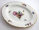 Royal Copenhagen. Saxon flower. Oval dish. Model 1555. Length 31,5 cm. Width 24 
cm. Produced before 1923. (1 quality)