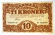 Denmark. Banknote 10 kr 1917 D