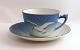 Bing & Grondahl. Seagull with gold. Morning cup with saucer. Model 104. Diameter 
10 cm. (1 quality)