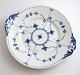 Royal Copenhagen. Blue fluted, plain. Oval cake plate. Model 2152. Diameter 25 
cm. (1 quality)