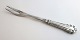 Georg Jensen. Rose. Meat fork in sterling silver. Length 24 cm. Produced 1927