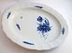 Royal Copenhagen. Blue flower svejfet. Oval dish. Model 375 (1556). Length 36.5 
cm. (2 quality)