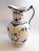 Royal Copenhagen. Blue Fluted, half lace. Chocolate jug. Model 722. Height 22.5 
cm. (1 quality)