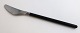 Hans Hansen. Silver cutlery (830). Amalie. Dinner knife with black handle. 
Length 21.5 cm