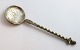 Silver sugar spoon with coin from Christian V. Glückstadt llll mark from 1693