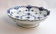 Royal Copenhagen. Blue Fluted Half Lace. Round bowl on foot. Model 511. Diameter 
17 cm. Height 6 cm. (1 quality).