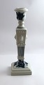 Royal Copenhagen. Blue flower. Candlestick with lion