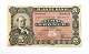 Iceland. Christian lX. 10 krone banknote 1904. Crack in the middle.