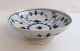 Royal Copenhagen. Blue Fluted plain. Cake dish on small foot. Model 18. Diameter 17.5 cm. (3 quality)