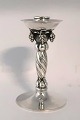 Georg Jensen. Sterling silver candlestick with grapes. Design 263A. Height 14.5 cm. Produced 1989 (O10).